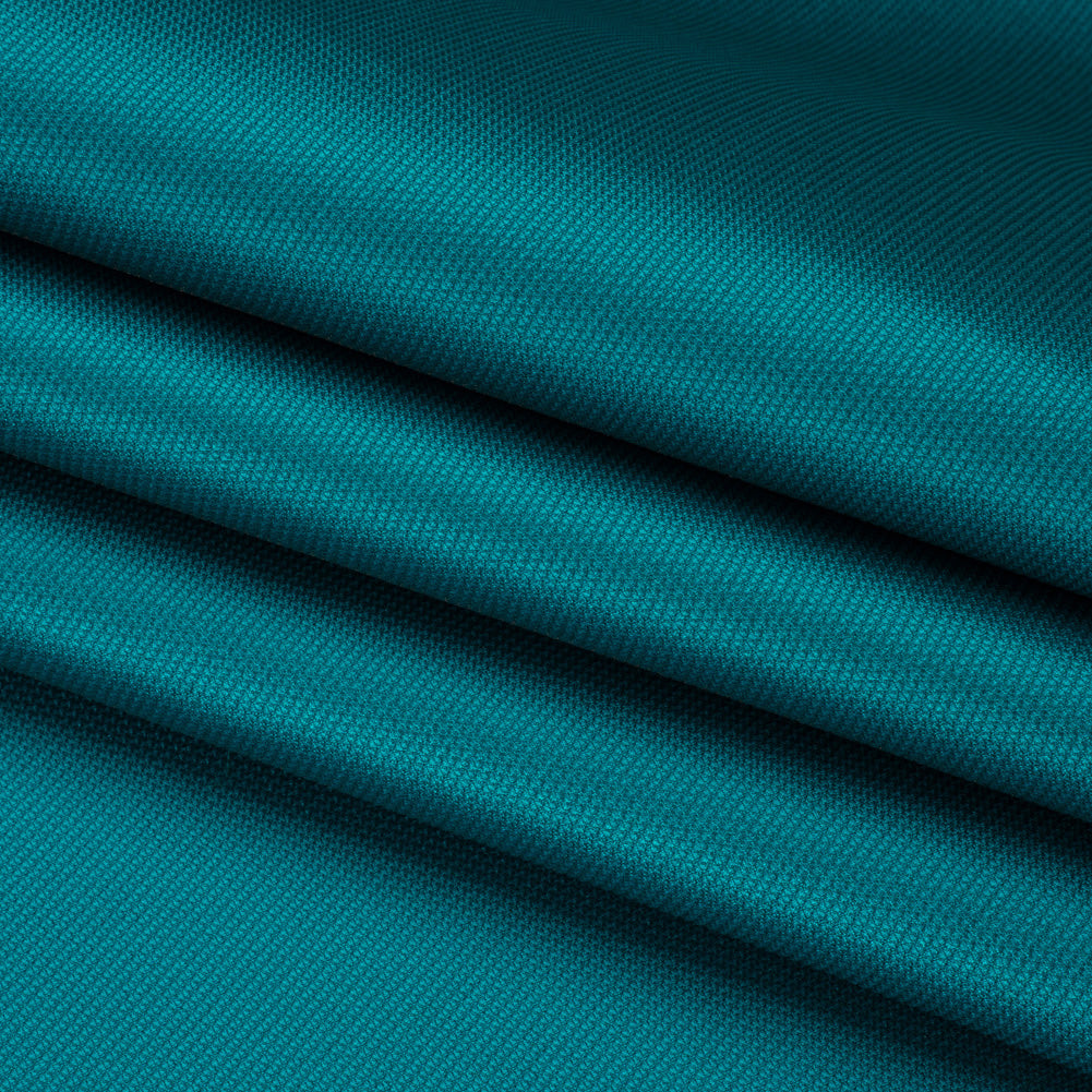 Polyester and Silk Mikado Pique Made in Italy - Capri Breeze - Premium Collection