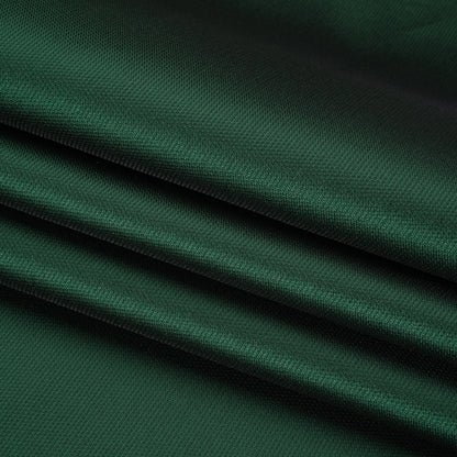 Polyester and Silk Mikado Pique Made in Italy - Forest - Premium Collection