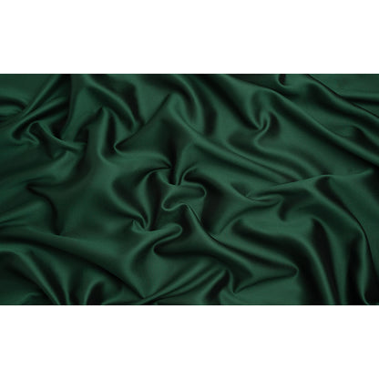 Polyester and Silk Mikado Pique Made in Italy - Forest - Premium Collection