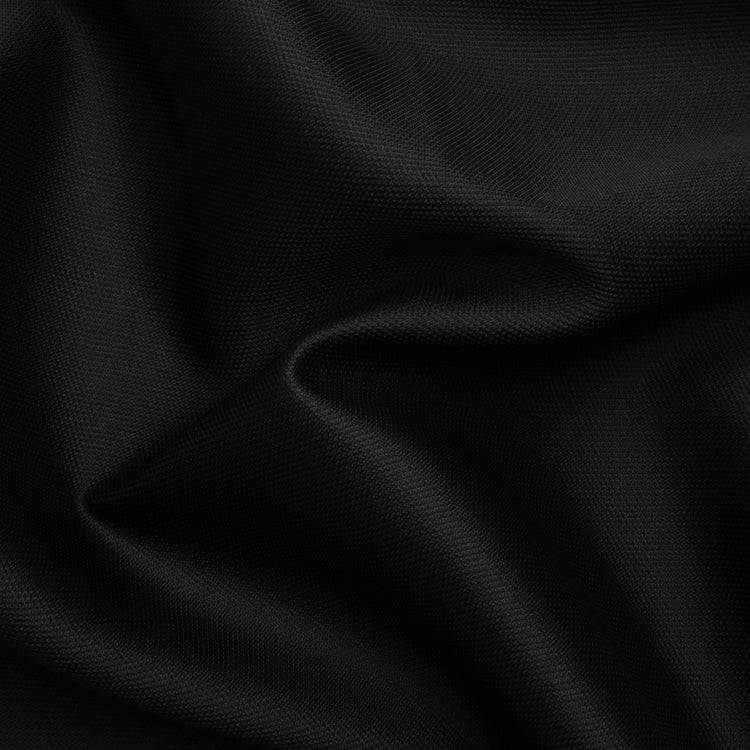 template--25130090922057__main-Polyester and Silk Mikado Pique Made in Italy - Black - Premium Collection