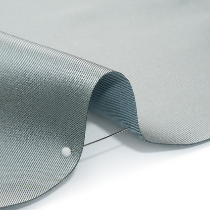 Silk Wool Twill - Icy Morn - Premium Collection Detail