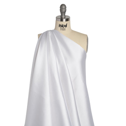 Silk Wool Twill - Bright White - Premium Collection Drape