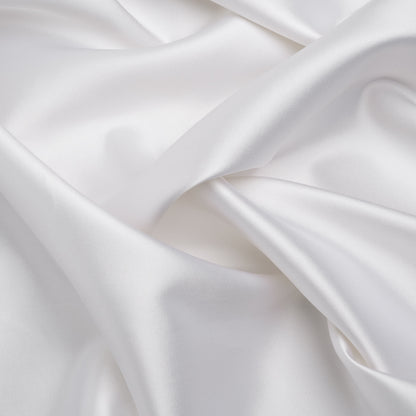 Silk Wool Twill - Bright White - Premium Collection