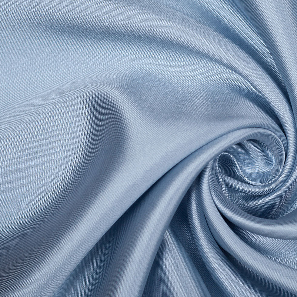 Silk Wool Twill - Winter Sky - Premium Collection