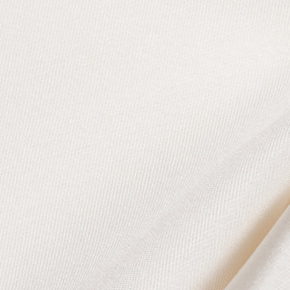 Silk Wool Twill - Whisper White - Premium Collection Detail