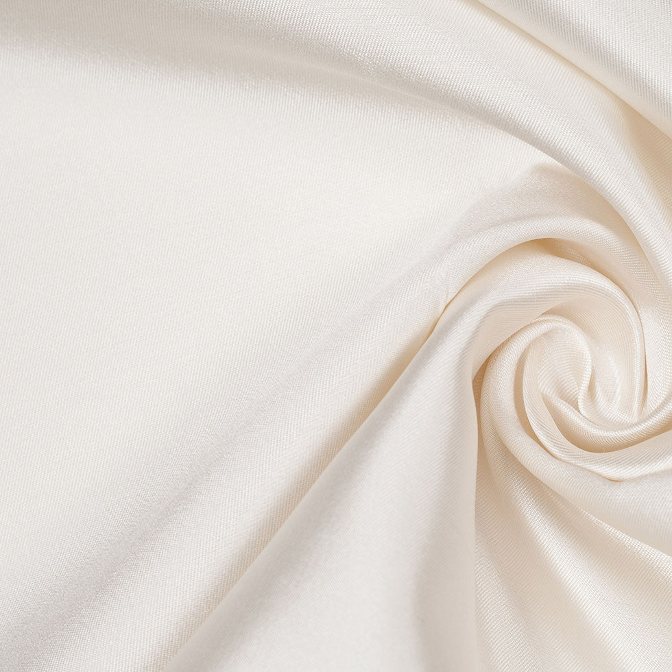 Silk Wool Twill - Whisper White - Premium Collection