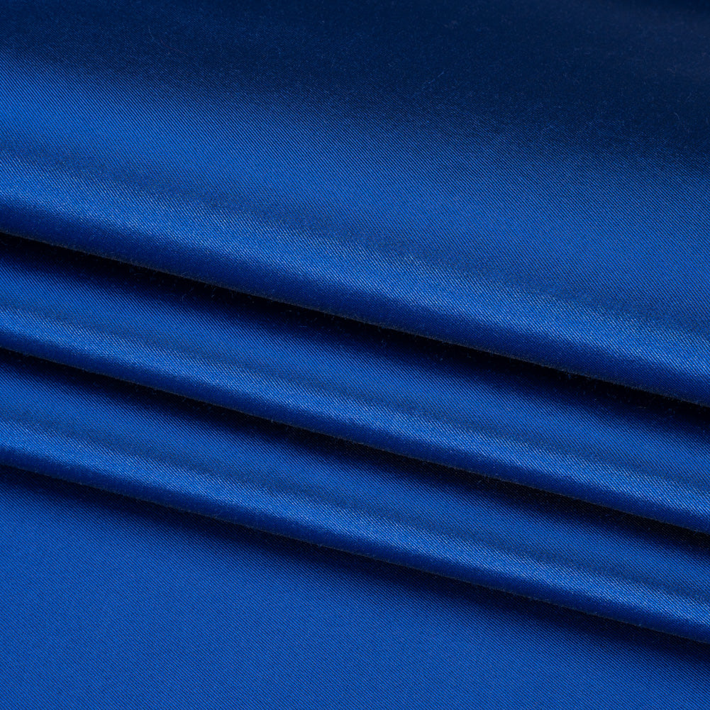 Silk Wool Twill - Royal Blue - Premium Collection Folded