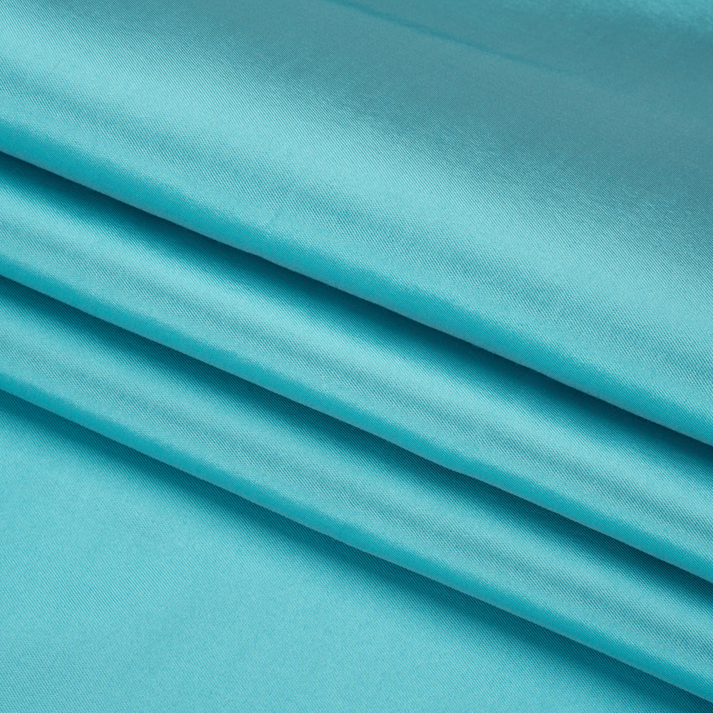 Silk Wool Twill - Blue Radiance - Premium Collection Folded