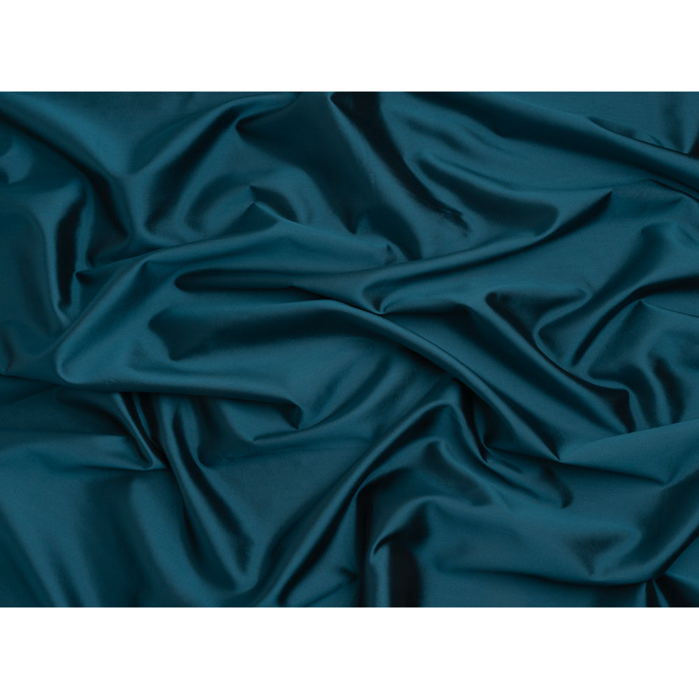 Silk Wool Twill - Mallard Blue - Premium Collection