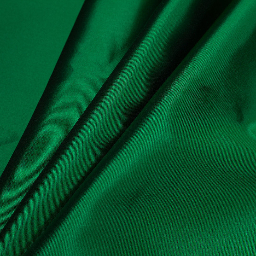 Silk Wool Twill - Bright Green - Premium Collection Folded