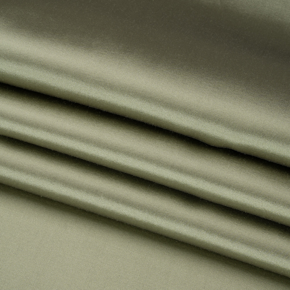 Silk Wool Twill - Swamp Geen - Premium Collection Folded