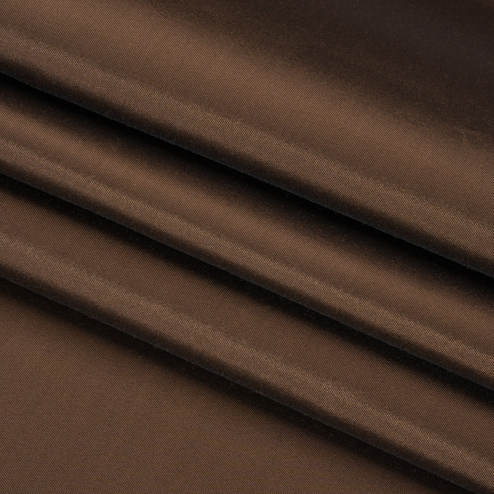 Silk Wool Twill - Toffee - Premium Collection Folded