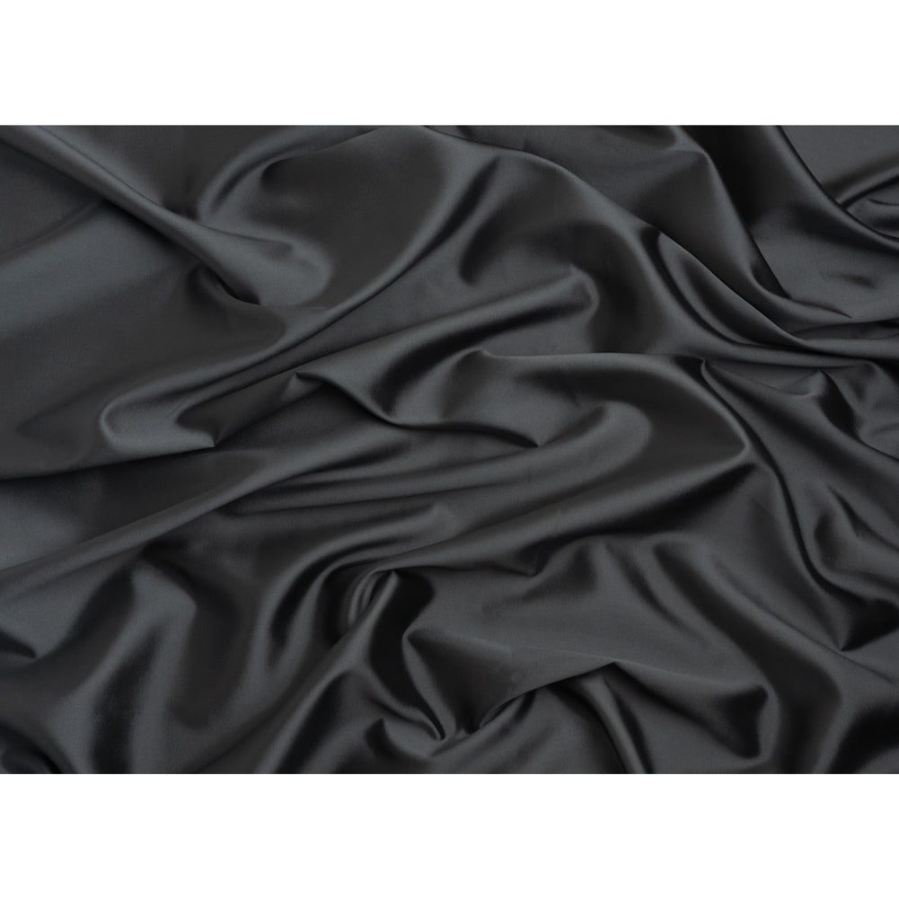 Silk Wool Twill - Stretch Charcoal - Premium Collection Full