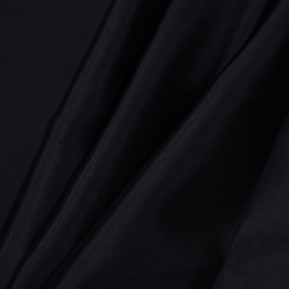 Silk Wool Twill - Midnight Blue - Premium Collection Folded