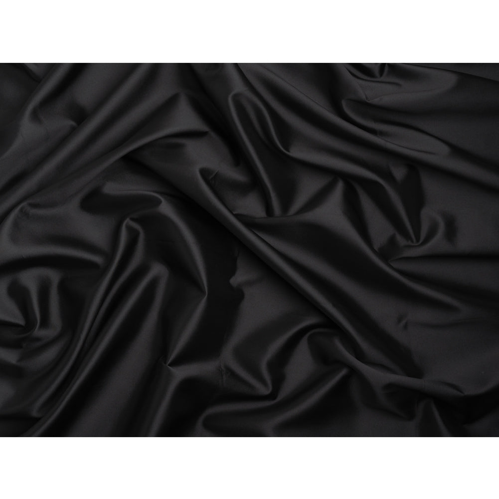 Silk Wool Twill - Jet Black - Premium Collection Full