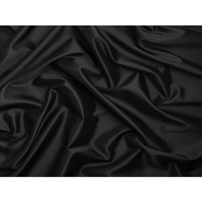 Silk Wool Twill - Jet Black - Premium Collection Full