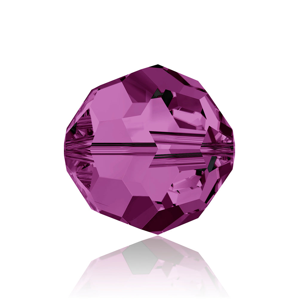 Amethyst Classic Round Swarovski Rhinestone Beads