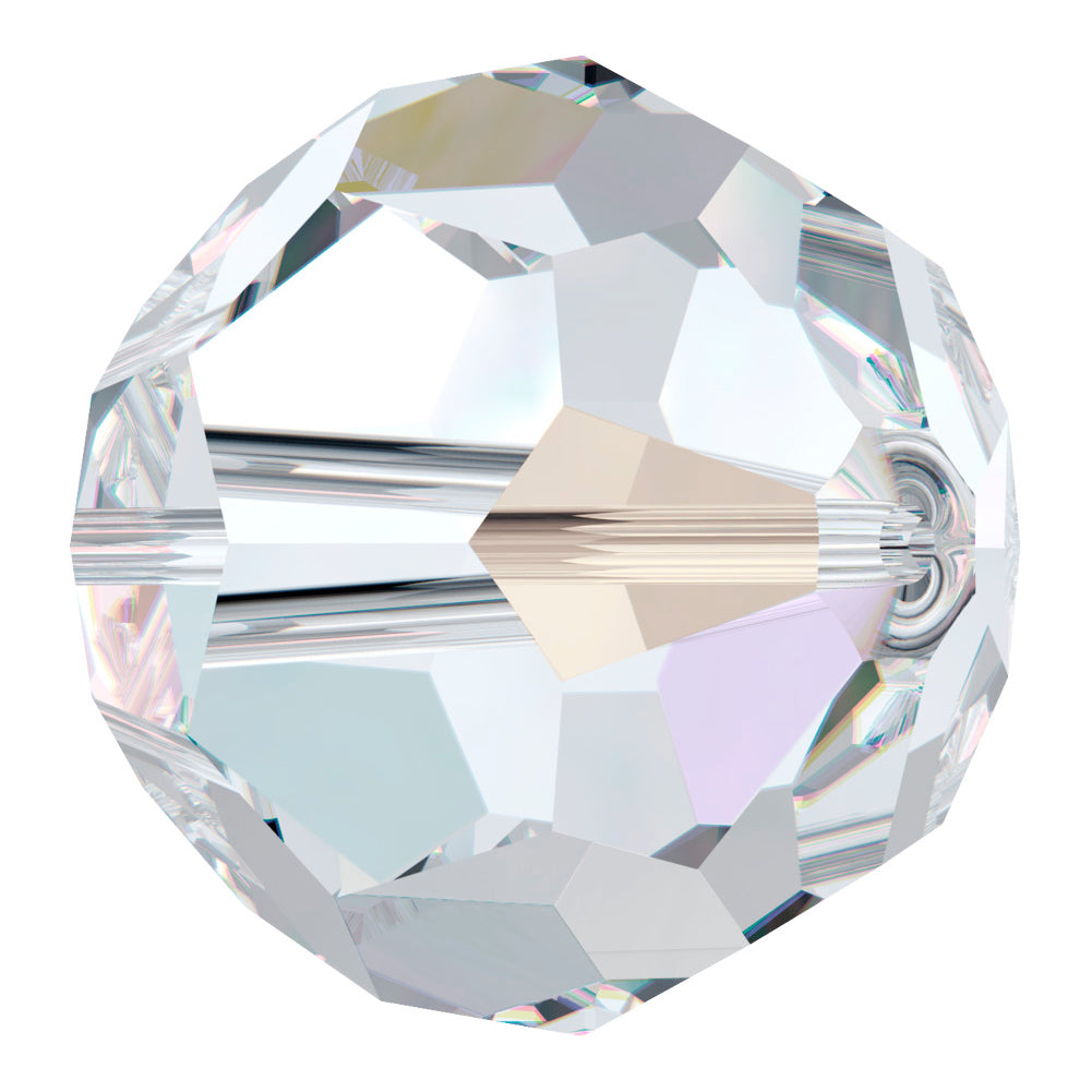 Crystal AB Classic Round Swarovski Rhinestone Beads Detail