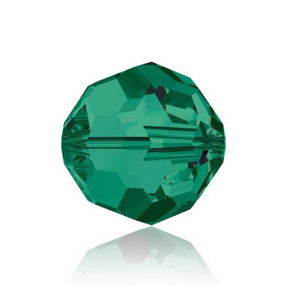 Emerald Classic Round Swarovski Rhinestone Beads