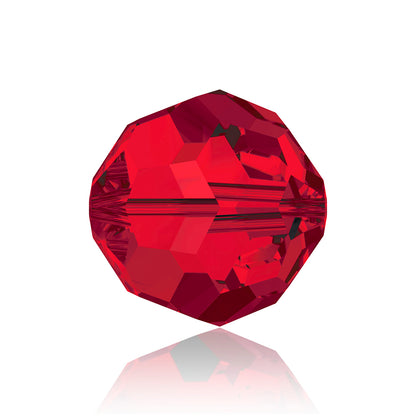 Light Siam Classic Round Swarovski Rhinestone Beads