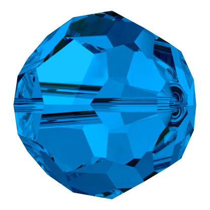 Sapphire Classic Round Swarovski Rhinestone Beads Detail