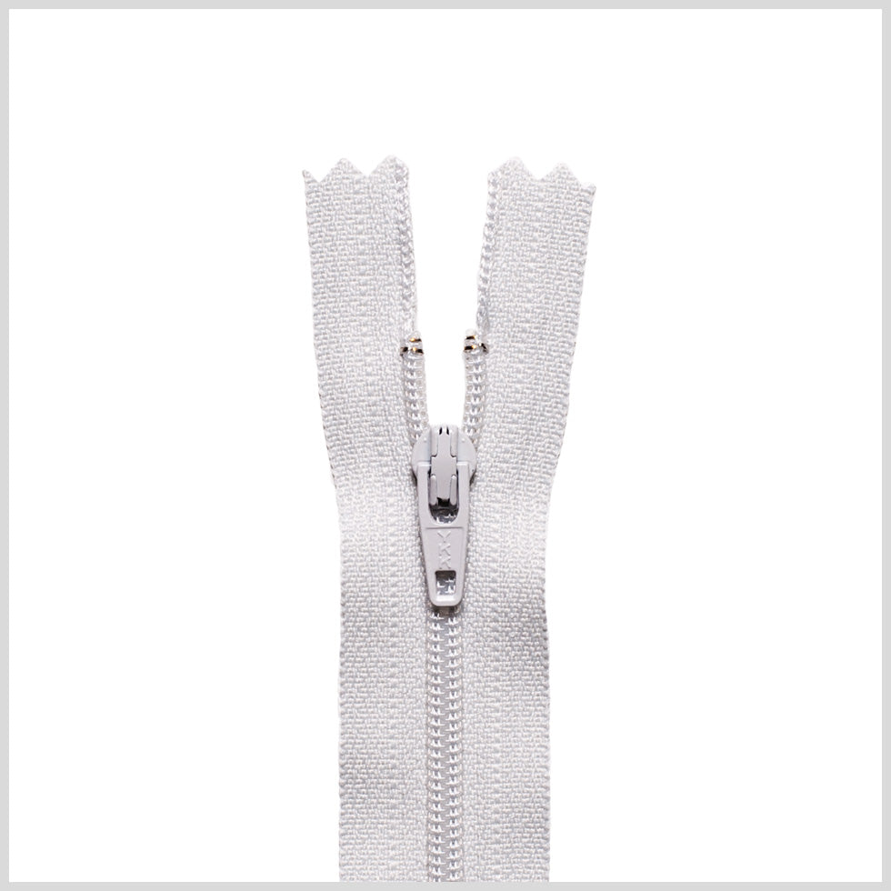 Regular Zipper 24" by YKK - 316 Light Gray