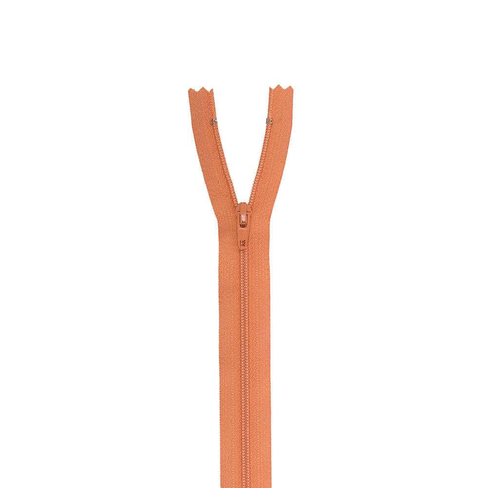 Regular Zipper 9" by YKK - 043 Apricot Orange