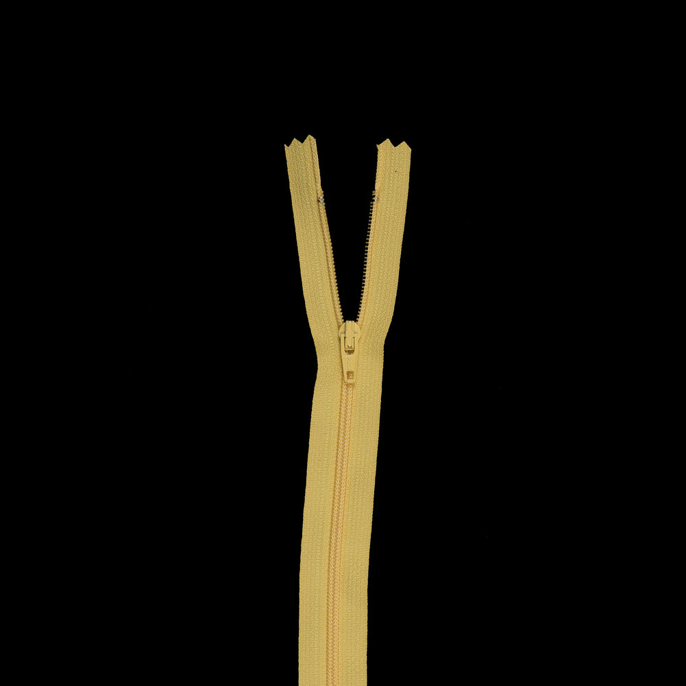 Regular Zipper 9" by YKK - 116 Empire Yellow