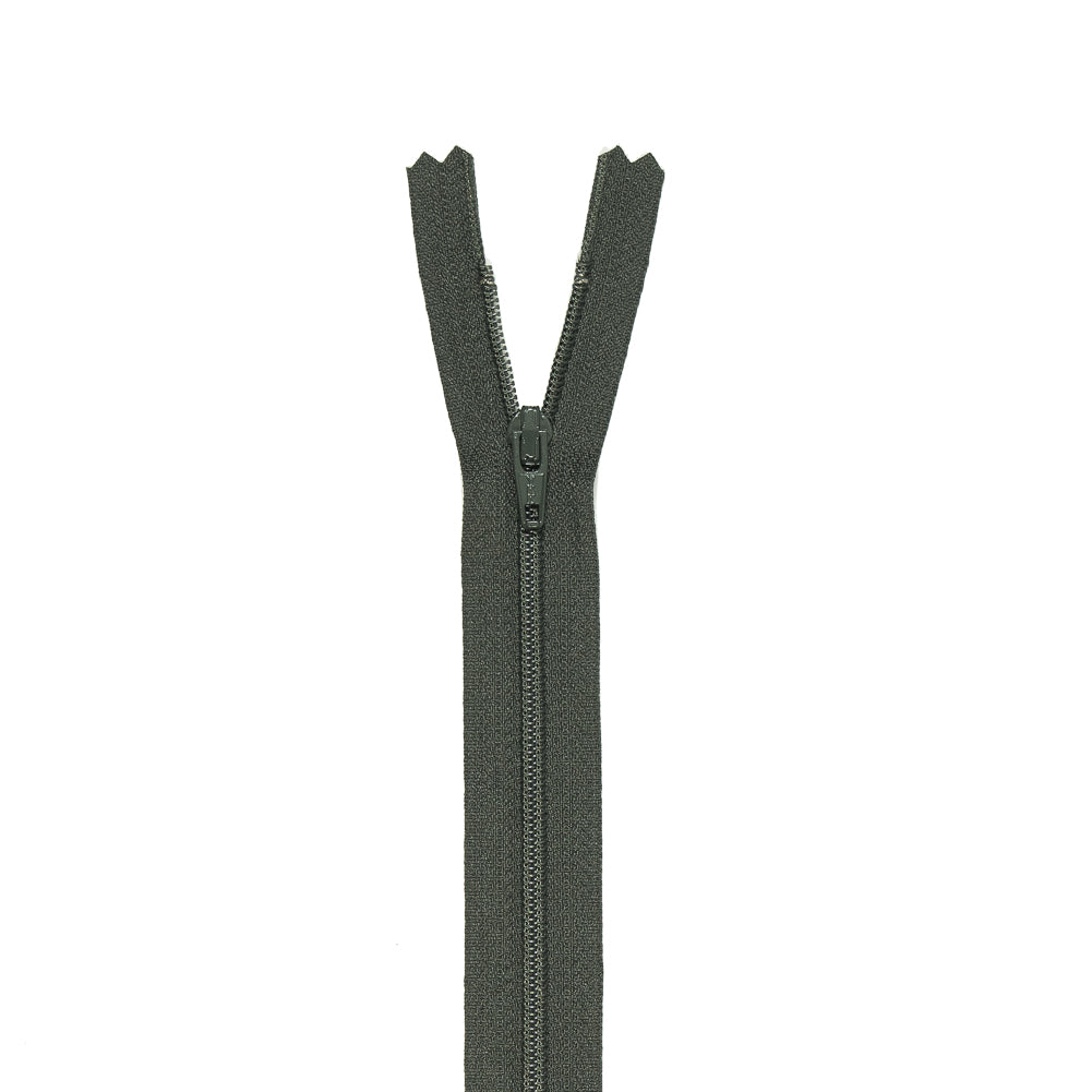 Regular Zipper 9" by YKK - Greyish Olive