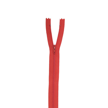 Regular Zipper 9" by YKK - 200 Medium Orange-Red