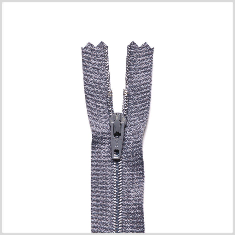 Regular Zipper 9" by YKK - 384 Grayhound