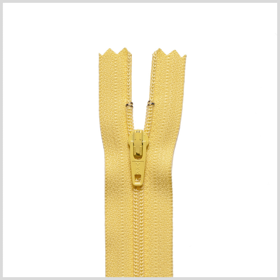 Regular Zipper 9" by YKK - 504 Lemon
