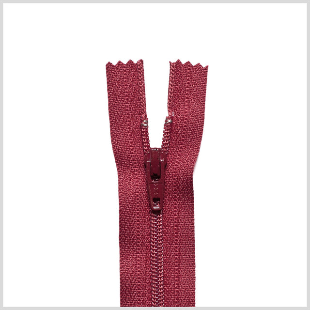 Regular Zipper 9" by YKK - 520 Brick