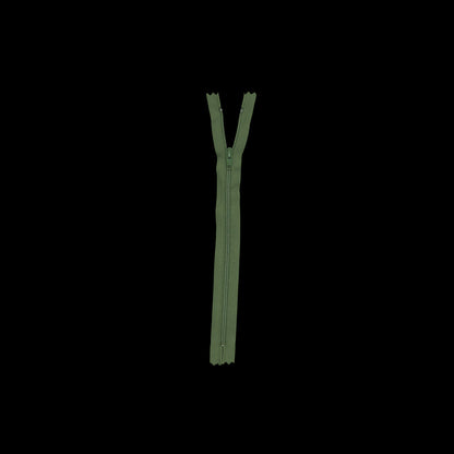 Regular Zipper 9" by YKK - 528 Fluorite Green Detail