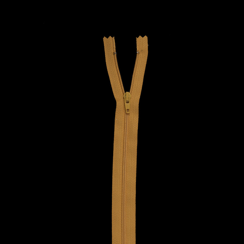 Regular Zipper 9" by YKK - 846 Golden Rod