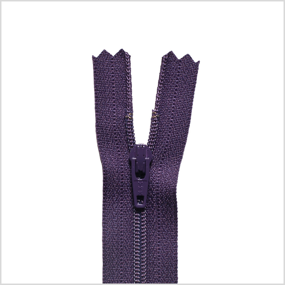 Regular Zipper 9" by YKK - 867 Plum