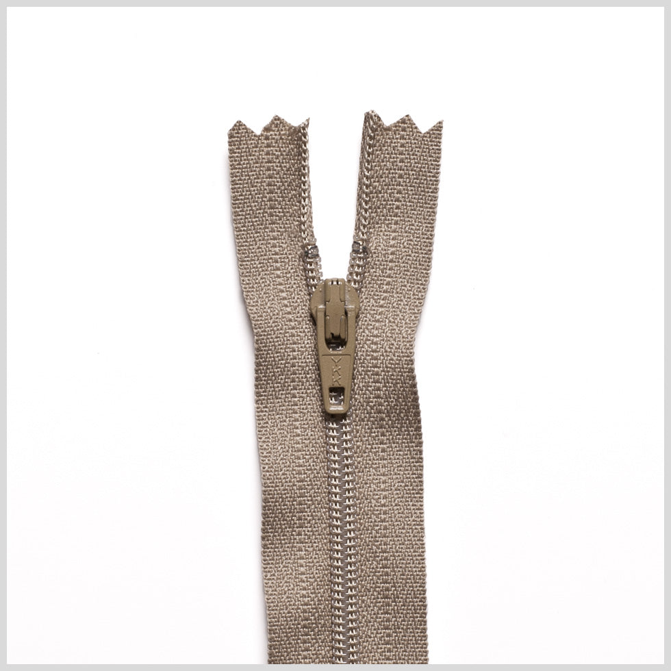 Regular Zipper 9" by YKK - 896 Dark Khaki