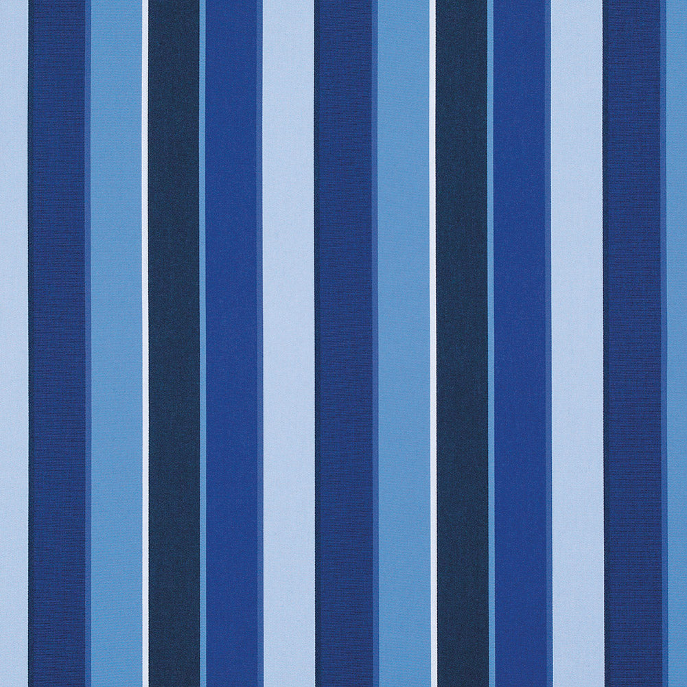 Milano Upholstery Woven by Sunbrella - Cobalt Blue Stripes