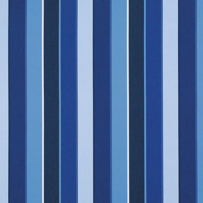 Milano Upholstery Woven by Sunbrella - Cobalt Blue Stripes