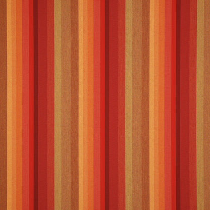 Astoria Upholstery Woven by Sunbrella - Sunset Red and Orange Stripes