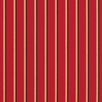 Hardwood Upholstery Woven by Sunbrella - Crimson and Beige Shadow Stripes