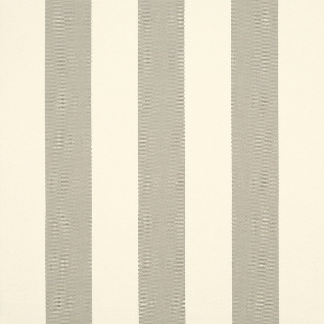 Solana Upholstery Woven by Sunbrella - Seagull Gray and Cream Awning Stripes