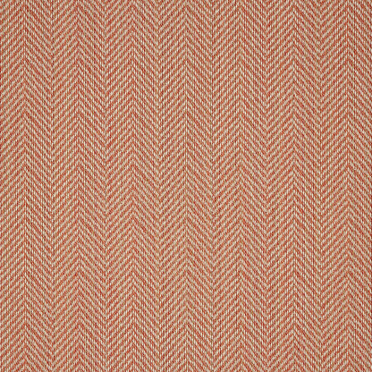 Fusion Posh Herringbone Woven by Sunbrella - Coral