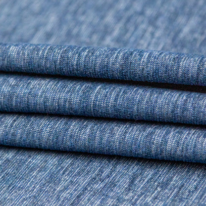 Platform Indoor and Outdoor Chenille Woven by Sunbrella - Indigo Folded