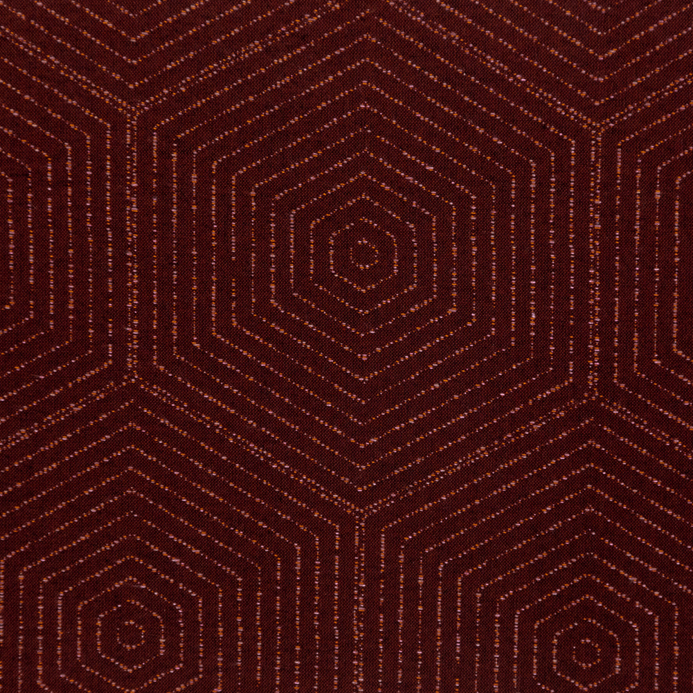 Sunbrella Enrich Ruby Geometric Upholstery Woven