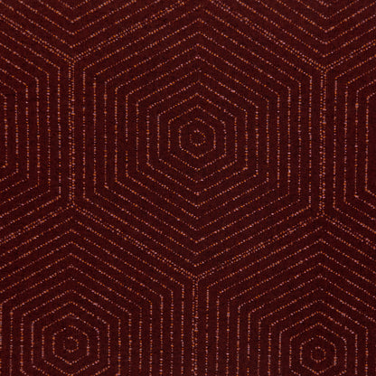 Sunbrella Enrich Ruby Geometric Upholstery Woven