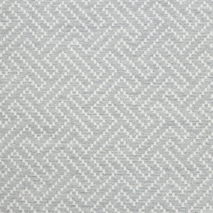 Crete Geometric Fret Jacquard by Sunbrella - Cloud