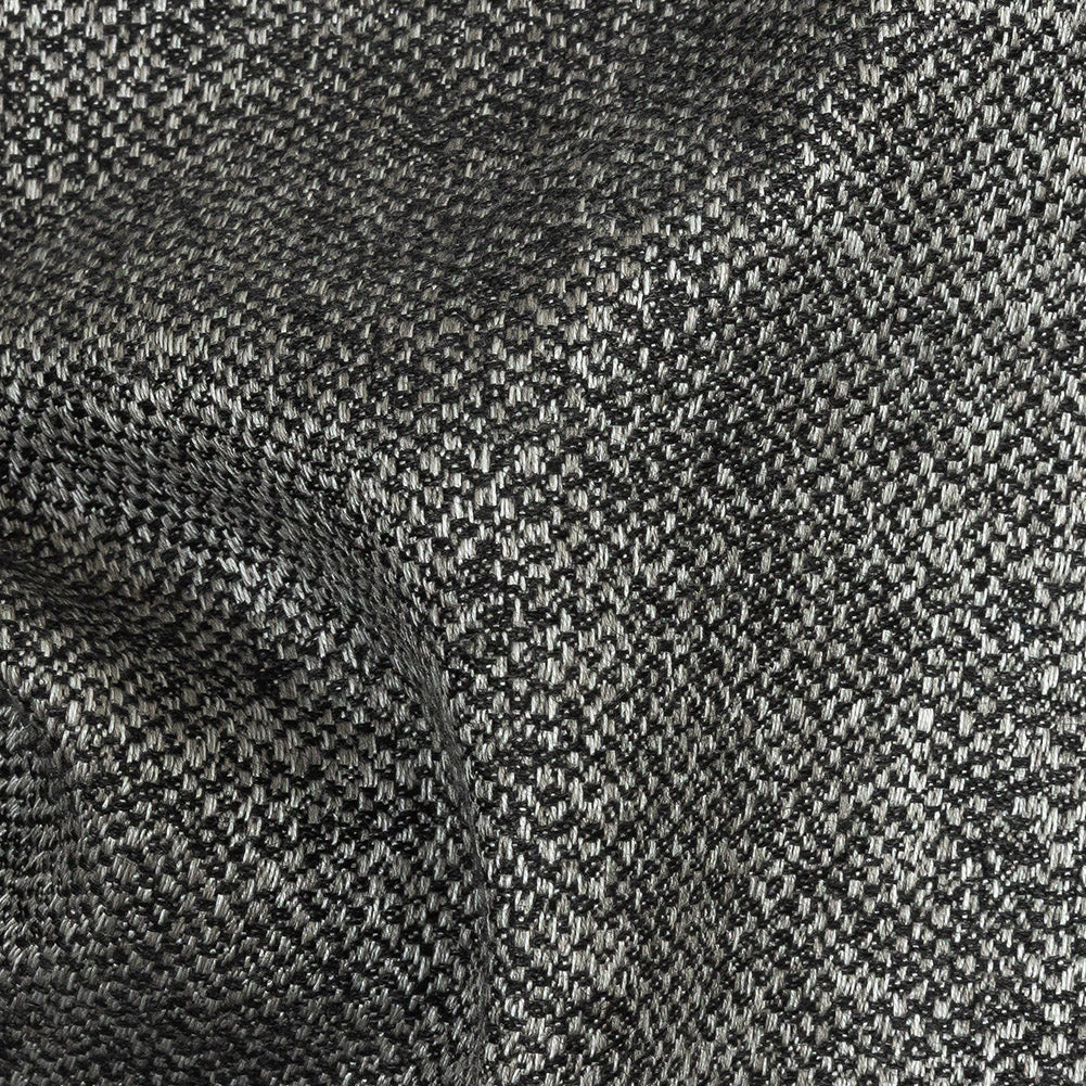 Fusion Chartres Textured Woven by Sunbrella - Granite Detail