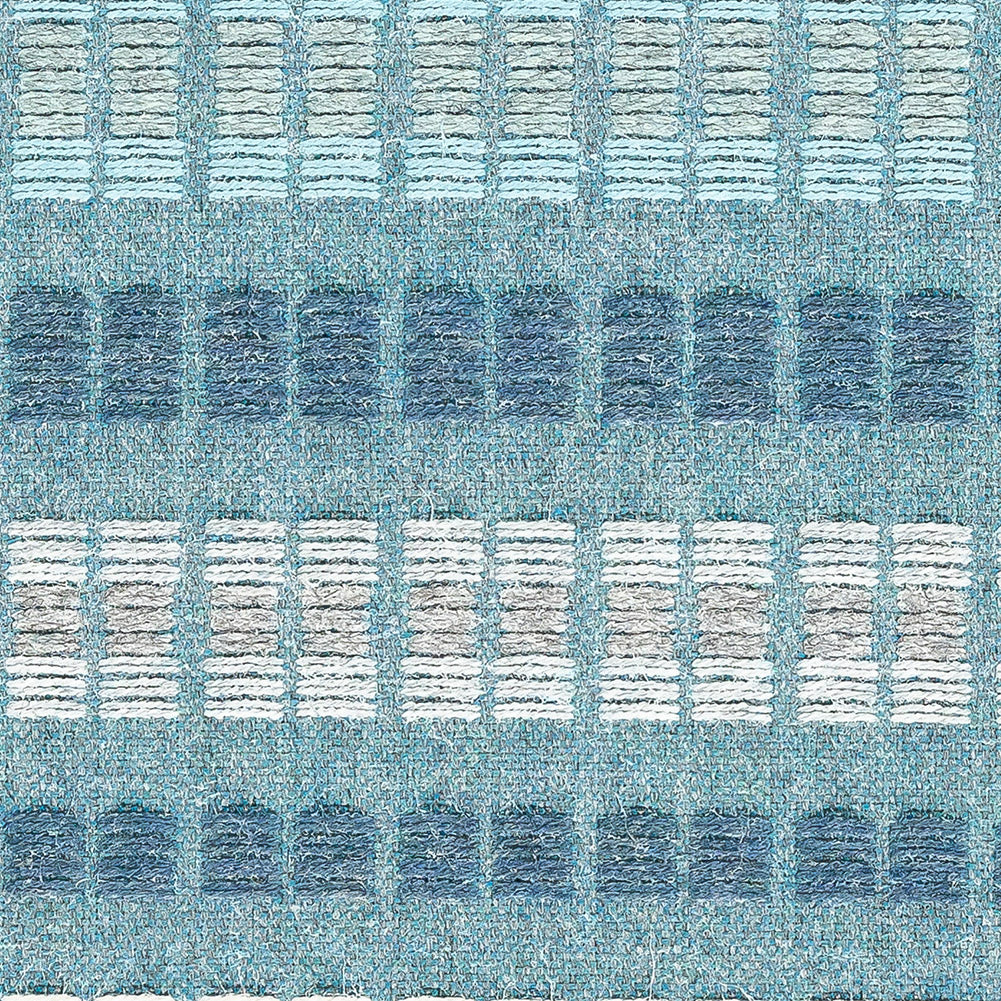 Esti Upholstery Woven by Sunbrella - Lagoon Broken Stripes Detail