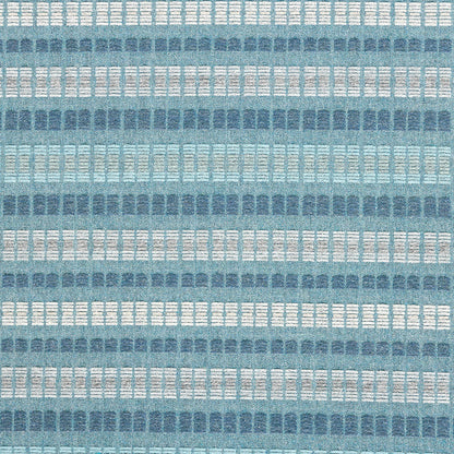 Esti Upholstery Woven by Sunbrella - Lagoon Broken Stripes